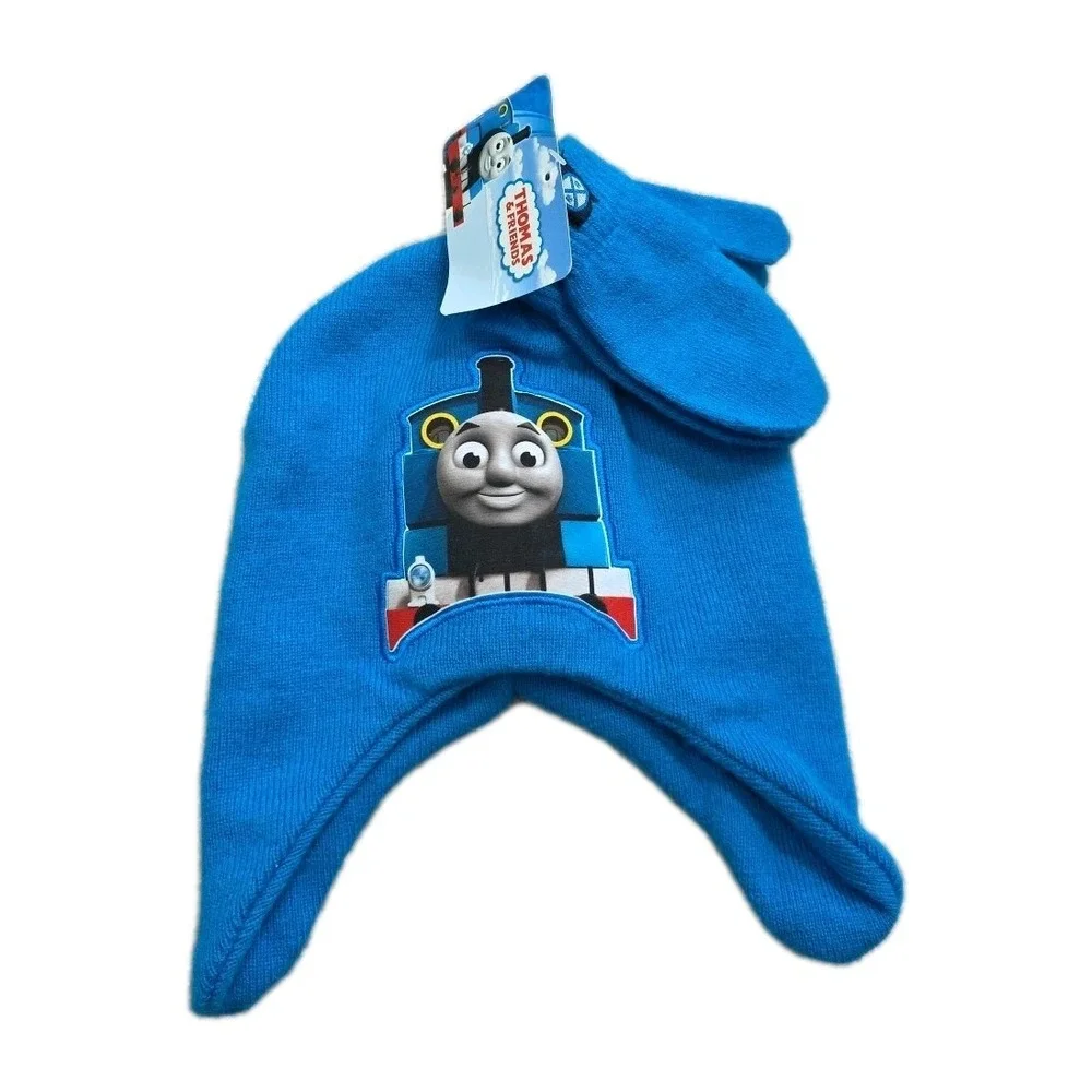 Thomas The Tank Engine & Friends‎ Winter Hat & Mittens Set New With Tag